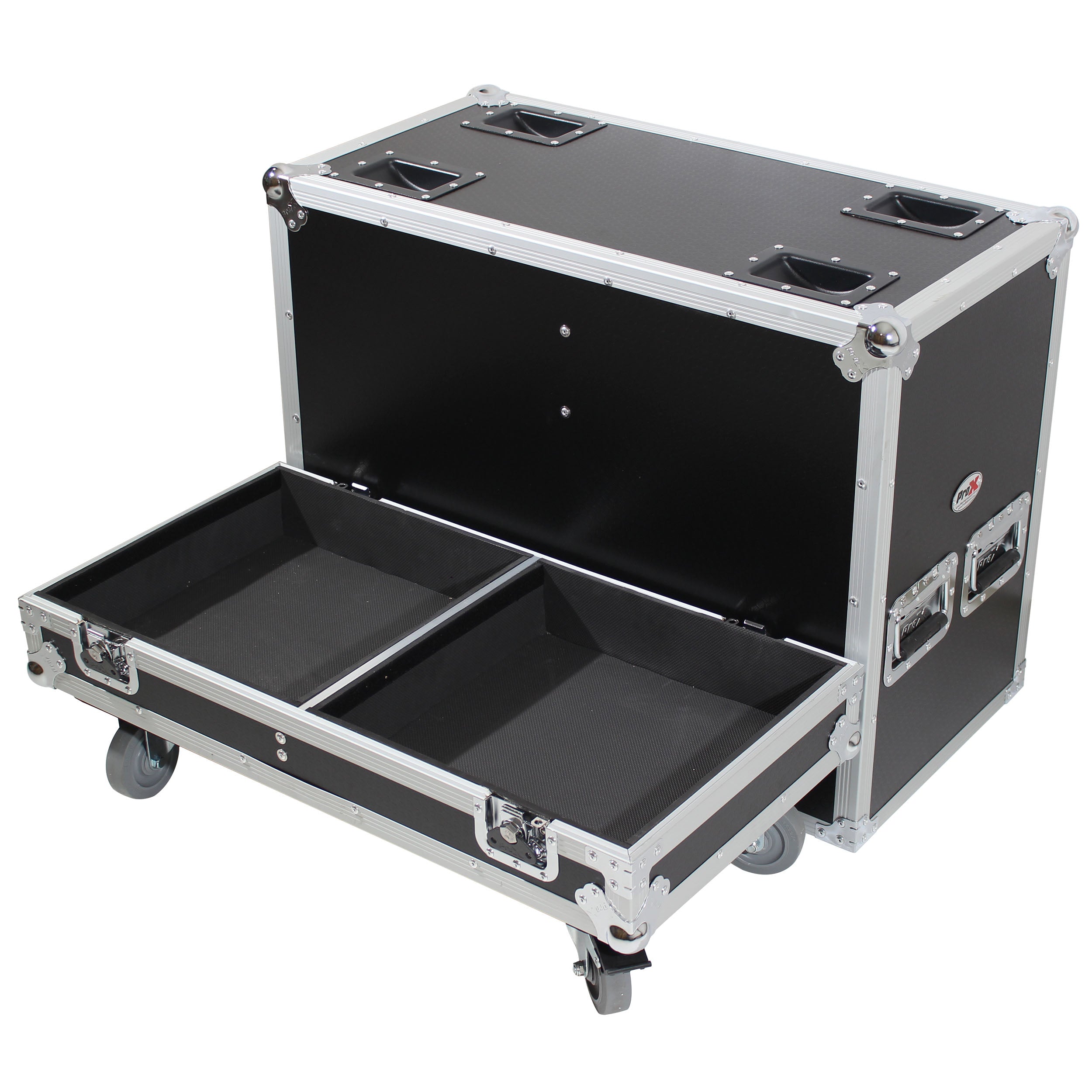 ProX ATA style Flight Case for 2x QSC K12 or K12.2 Speakers
