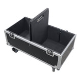 Universal ATA Dual Speaker Flight Case for 2x QSC K12 JBL PRX812 2x Speakers and similar size speakers 25x15x15 in.