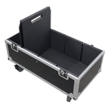 Universal ATA Dual Speaker Flight Case for 2x QSC K12 JBL PRX812 2x Speakers and similar size speakers 25x15x15 in.
