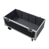 Universal ATA Dual Speaker Flight Case for 2x QSC K12 JBL PRX812 2x Speakers and similar size speakers 25x15x15 in.