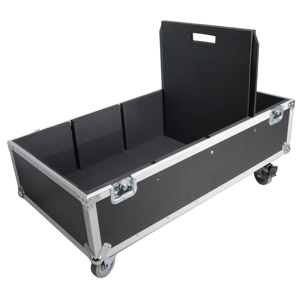 Universal Dual ATA Speaker Flight Case Fits 2 pcs 28x20x20 inch speakers, Two JBL SRX 815P and Similar Sized Speakers