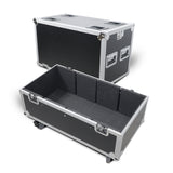 Universal ATA Dual Speaker Flight Case for 2x QSC K12 JBL PRX812 2x Speakers and similar size speakers 25x15x15 in.