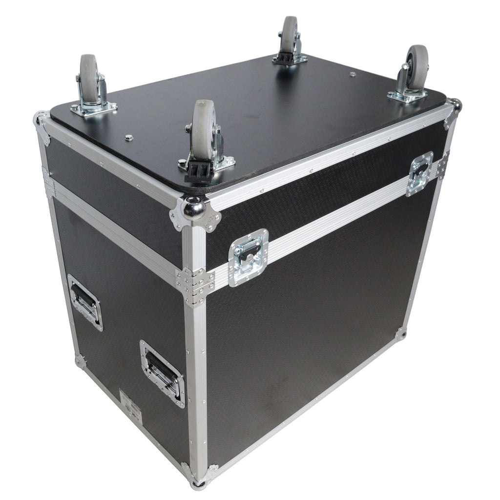 Universal ATA Speaker Flight Case for RCF 6x HDL6A / HDL26A 1x QSC KS118 Speaker and most similar size speakers 32x21x27 in