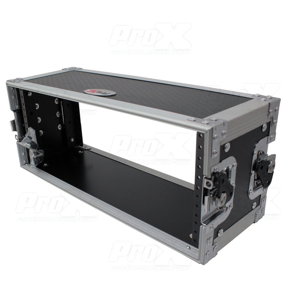 4U Deluxe Effects Rack 7" Deep Rail to Rail W/Handle