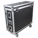 ATA Digital Audio Mixer Flight Case for Allen & Heath AVANTIS Console with Doghouse compartment and Caster wheels