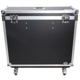 ATA Digital Audio Mixer Flight Case for Allen & Heath AVANTIS Console with Doghouse compartment and Caster wheels