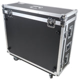 ATA Digital Audio Mixer Flight Case for Allen & Heath AVANTIS Console with Doghouse compartment and Caster wheels