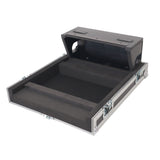 ATA Digital Audio Mixer Flight Case for Allen & Heath QU5 Console with Doghouse compartment and 4x Caster wheels