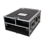 ATA Digital Audio Mixer Flight Case for Allen & Heath QU5 Console with Doghouse compartment and 4x Caster wheels