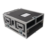 ATA Digital Audio Mixer Flight Case for Allen & Heath QU5 Console with Doghouse compartment and 4x Caster wheels
