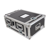 ATA Digital Audio Mixer Flight Case for Allen & Heath QU5 Console with Doghouse compartment and 4x Caster wheels