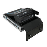 ATA Digital Audio Mixer Flight Case for Allen & Heath QU5 Console with Doghouse compartment and 4x Caster wheels