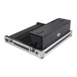 ATA Digital Audio Mixer Flight Case for Allen & Heath QU6 Console with Doghouse compartment and 4x Caster wheels