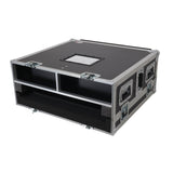 ATA Digital Audio Mixer Flight Case for Allen & Heath QU6 Console with Doghouse compartment and 4x Caster wheels