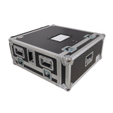 ATA Digital Audio Mixer Flight Case for Allen & Heath QU6 Console with Doghouse compartment and 4x Caster wheels