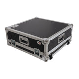 Flight Case for Allen & Heath QU6 ATA Digital Audio Mixer Console and 2x Low Profile Wheels