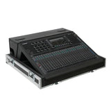 ATA Digital Audio Mixer Flight Case for Allen & Heath QU6 Console with Doghouse compartment and 4x Caster wheels