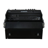 ATA Digital Audio Mixer Flight Case for Allen & Heath QU6 Console with Doghouse compartment and 4x Caster wheels
