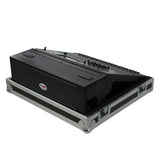 ATA Digital Audio Mixer Flight Case for Allen & Heath QU6 Console with Doghouse compartment and 4x Caster wheels