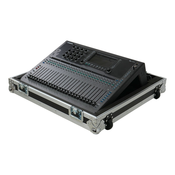 Flight Case for Allen & Heath QU6 ATA Digital Audio Mixer Console and 2x Low Profile Wheels