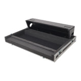 ATA Digital Audio Mixer Flight Case for Allen & Heath QU7 Console with Doghouse compartment and 4x Caster wheels