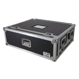 ATA Digital Audio Mixer Flight Case for Allen & Heath QU7 Console with Doghouse compartment and 4x Caster wheels