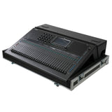ATA Digital Audio Mixer Flight Case for Allen & Heath QU7 Console with Doghouse compartment and 4x Caster wheels