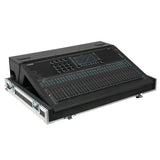 ATA Digital Audio Mixer Flight Case for Allen & Heath QU7 Console with Doghouse compartment and 4x Caster wheels