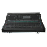 ATA Digital Audio Mixer Flight Case for Allen & Heath QU7 Console with Doghouse compartment and 4x Caster wheels