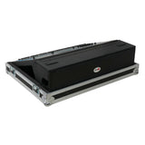 ATA Digital Audio Mixer Flight Case for Allen & Heath QU7 Console with Doghouse compartment and 4x Caster wheels