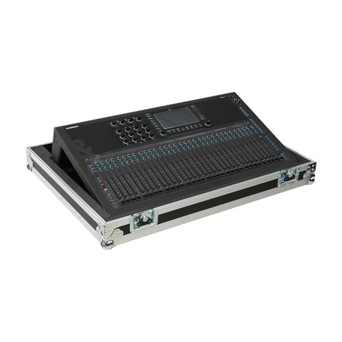 Flight Case for Allen & Heath QU7 ATA Digital Audio Mixer Console and 2x Low Profile Wheels
