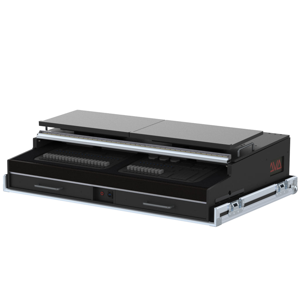 Flight case for Avolites AVOLITES T3 & T3 Wing Lighting controller with 4x casters by Santosom