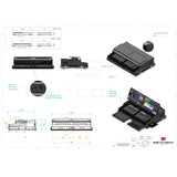 Flight case for Avolites AVOLITES T3 & T3 Wing Lighting controller with 4x casters by Santosom