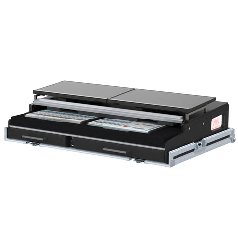 Flight case for AVOLITES TITAN MOBILE & TITAN WING Lighting controller with 4x casters by Santosom