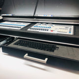 Flight case for AVOLITES TITAN MOBILE & TITAN WING Lighting controller with 4x casters by Santosom