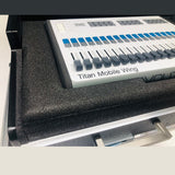 Flight case for AVOLITES TITAN MOBILE & TITAN WING Lighting controller with 4x casters by Santosom
