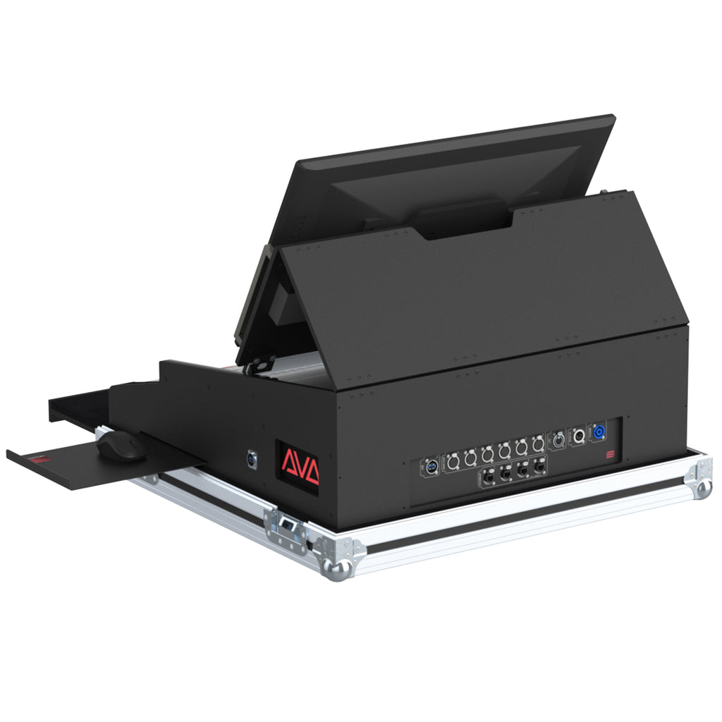 Flight case for AVOLITES Tiger Touch II Lighting controller with 4x casters by Santosom
