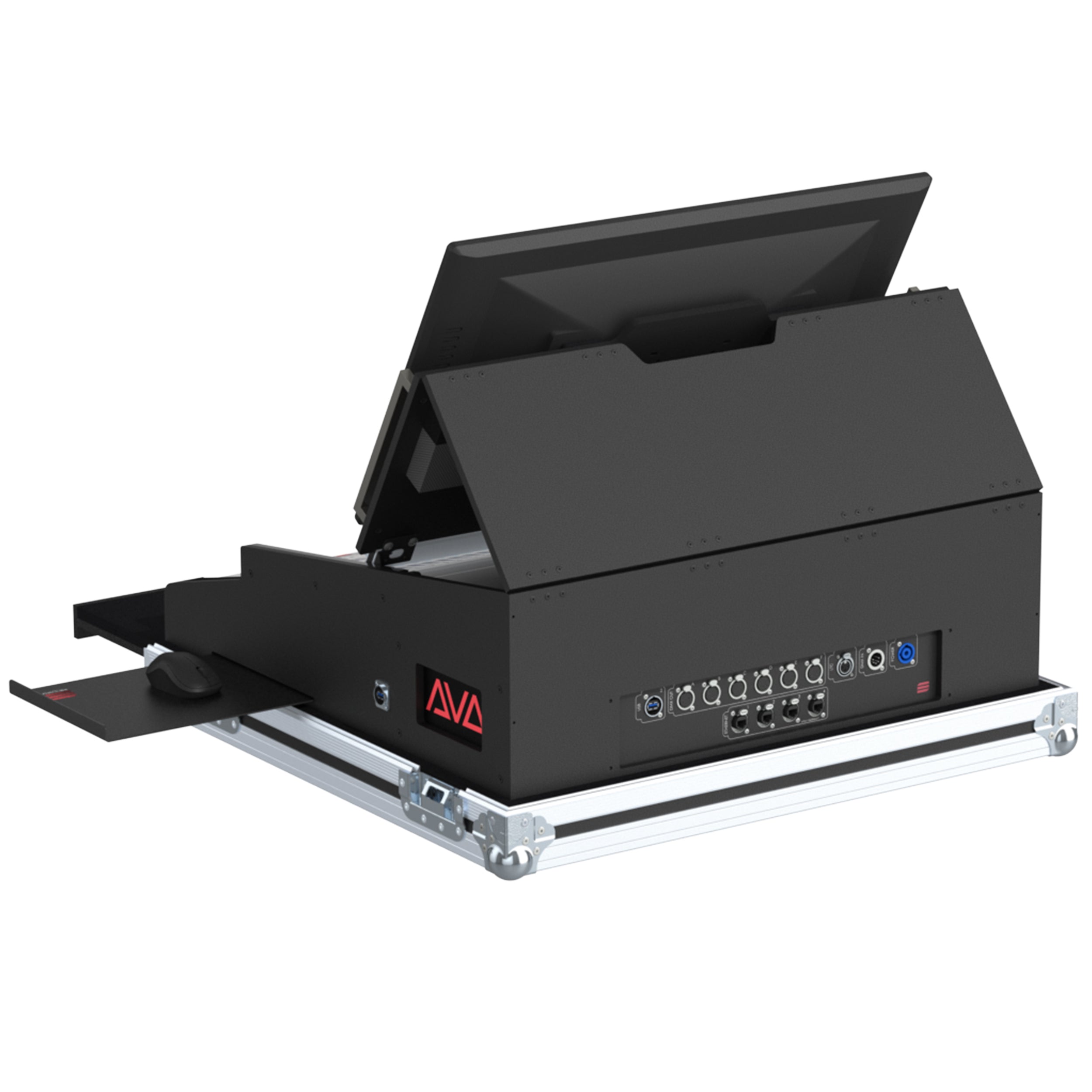 Flight case for AVOLITES Tiger Touch II Lighting controller with 4x casters by Santosom