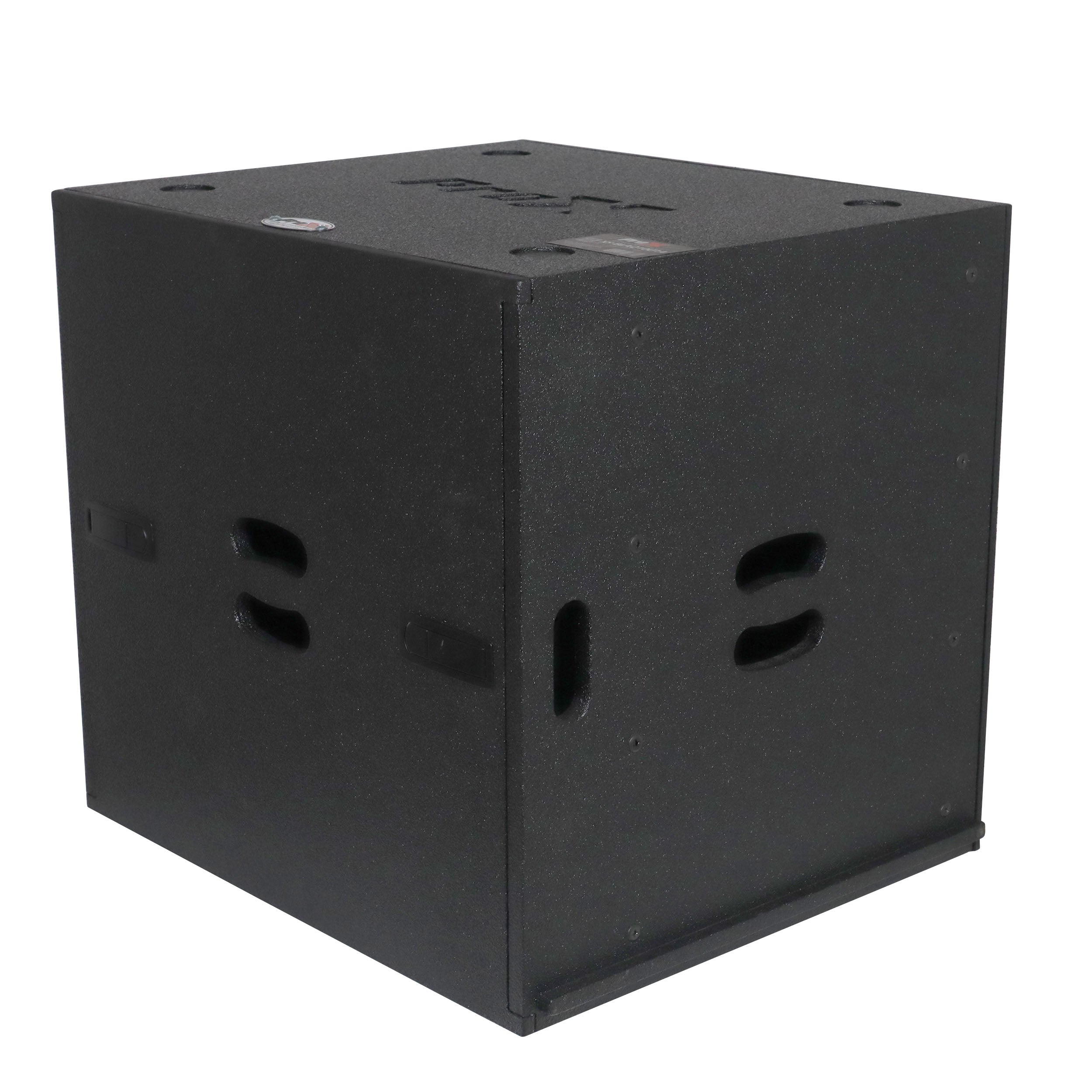 10U Rack Case 14" Deep Vertical Amp Rack Polyurea Coated BLAQ Series