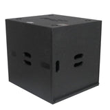 10U Rack Case 14" Deep Vertical Amp Rack Polyurea Coated BLAQ Series