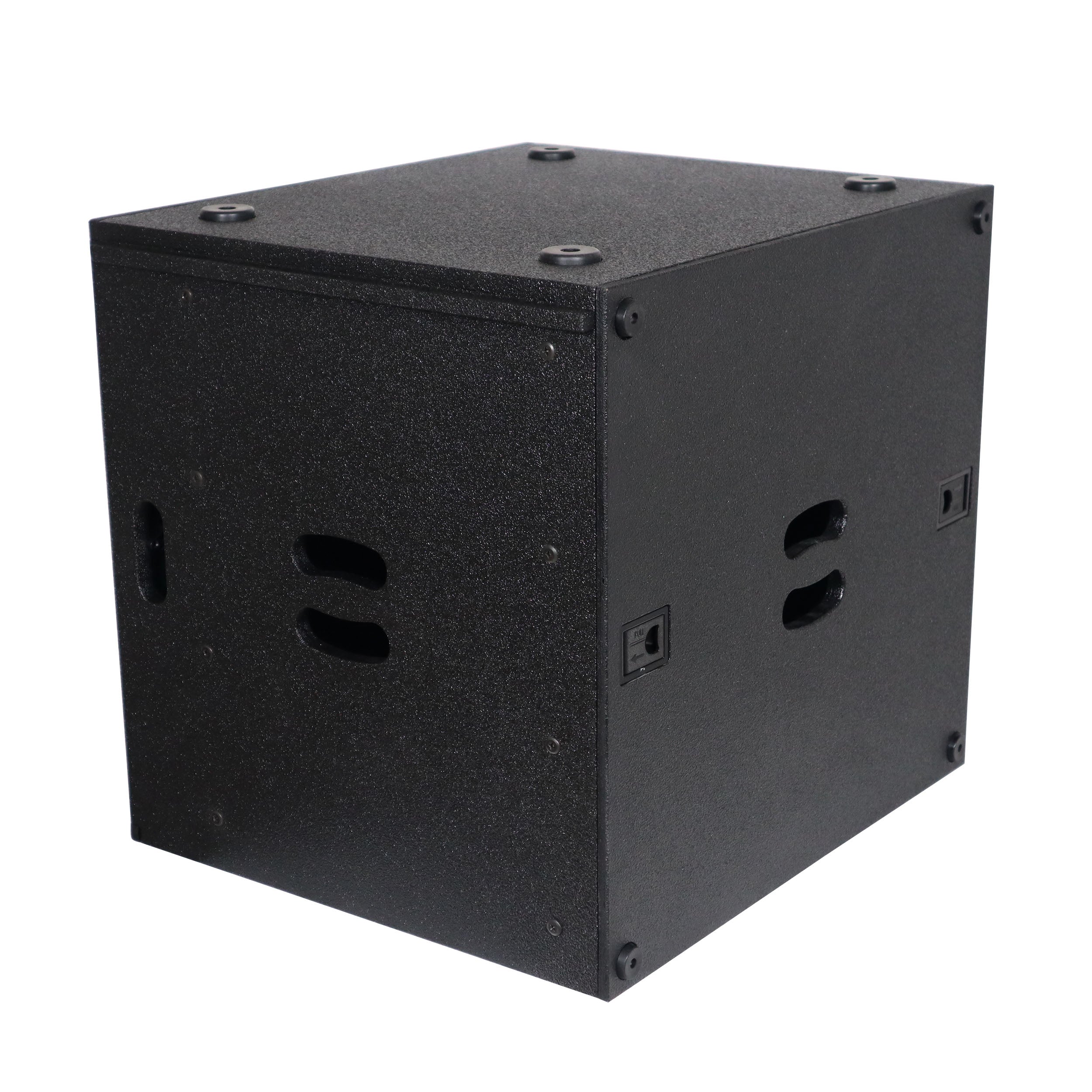 10U Rack Case 14" Deep Vertical Amp Rack Polyurea Coated BLAQ Series