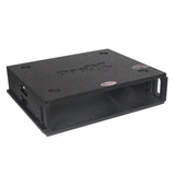 2U Rack Case 14" Deep Vertical Amp Rack Polyurea Coated BLAQ Series