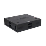 2U Rack Case 14" Deep Vertical Amp Rack Polyurea Coated BLAQ Series