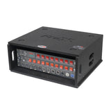 4U Rack Case 14" Deep Vertical Amp Rack Polyurea Coated BLAQ Series