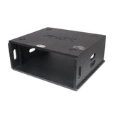 4U Rack Case 14" Deep Vertical Amp Rack Polyurea Coated BLAQ Series