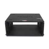 4U Rack Case 14" Deep Vertical Amp Rack Polyurea Coated BLAQ Series