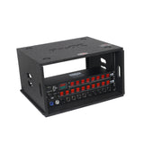 6U Rack Case 14" Deep Vertical Amp Rack Polyurea Coated BLAQ Series