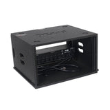 6U Rack Case 14" Deep Vertical Amp Rack Polyurea Coated BLAQ Series
