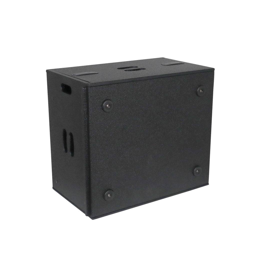 6U Rack Case 14" Deep Vertical Amp Rack Polyurea Coated BLAQ Series