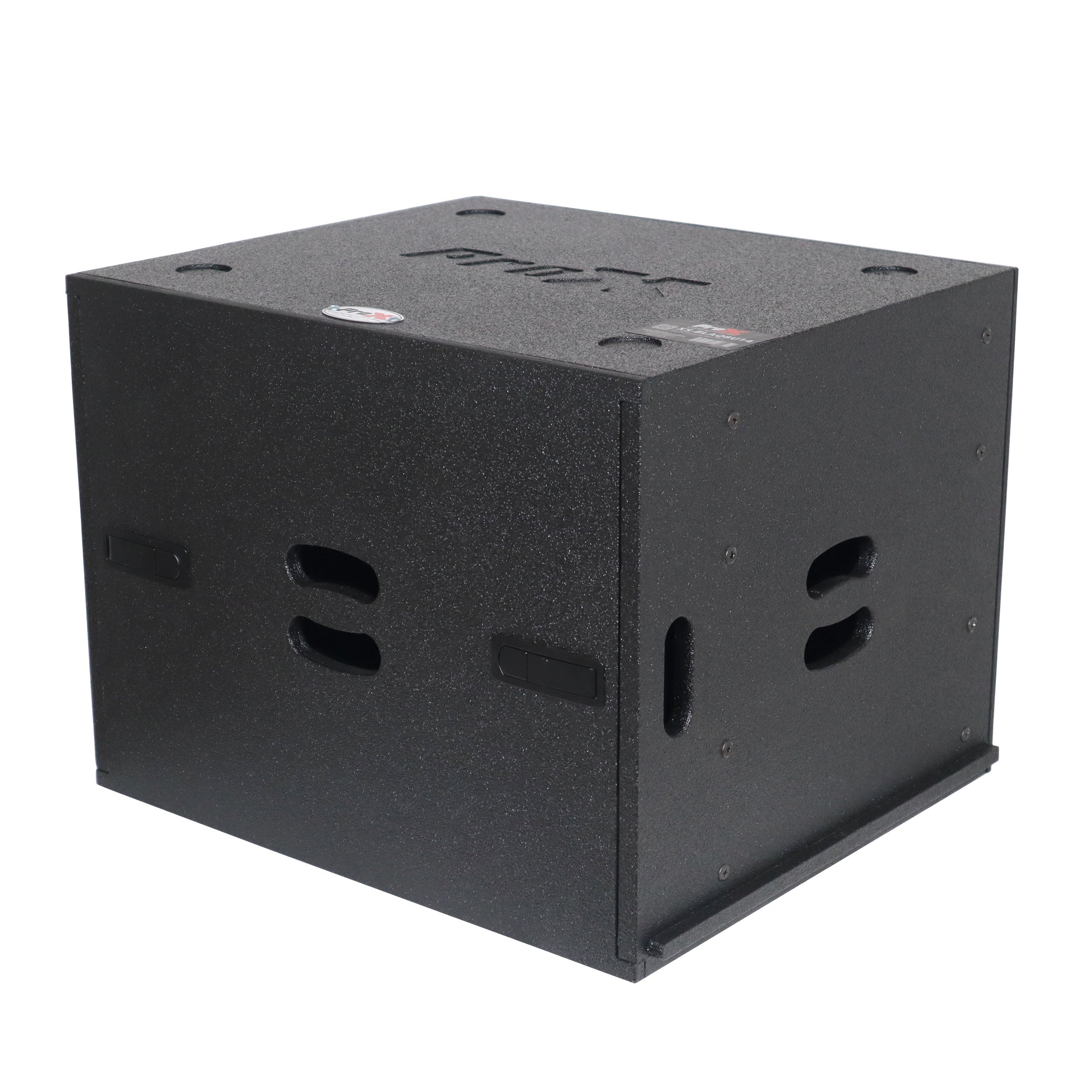 8U Rack Case 14" Deep Vertical Amp Rack Polyurea Coated BLAQ Series